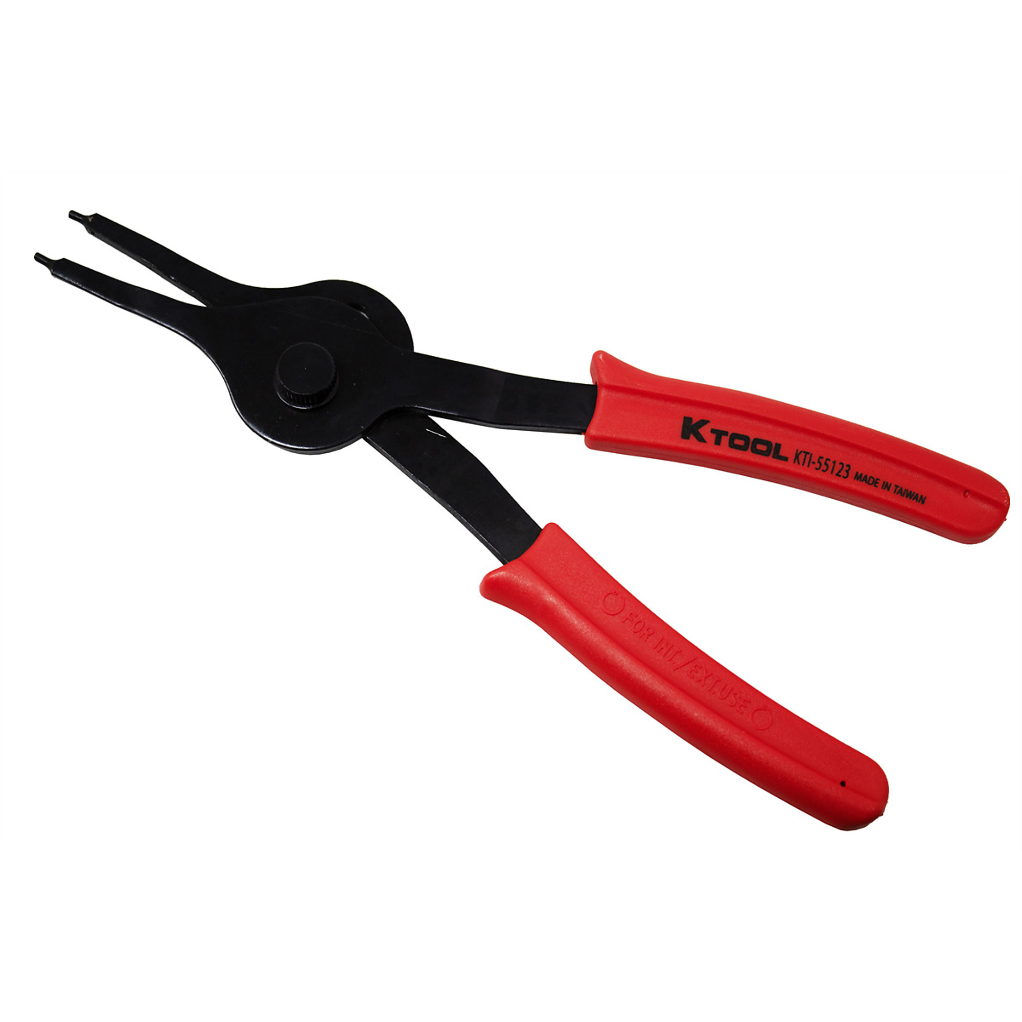 K Tool International Snap Ring Pliers — Straight .090 Tip, Model# KTI55123